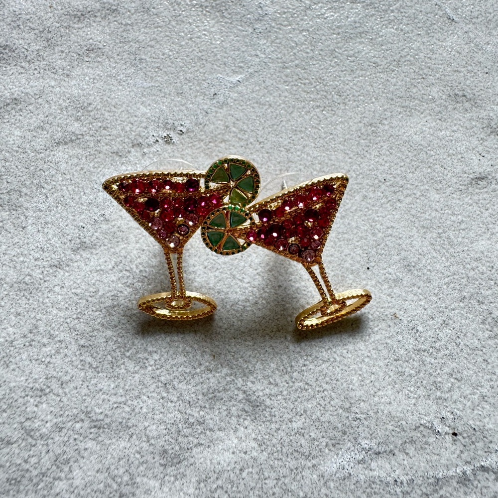 Gold Cocktail Earrings